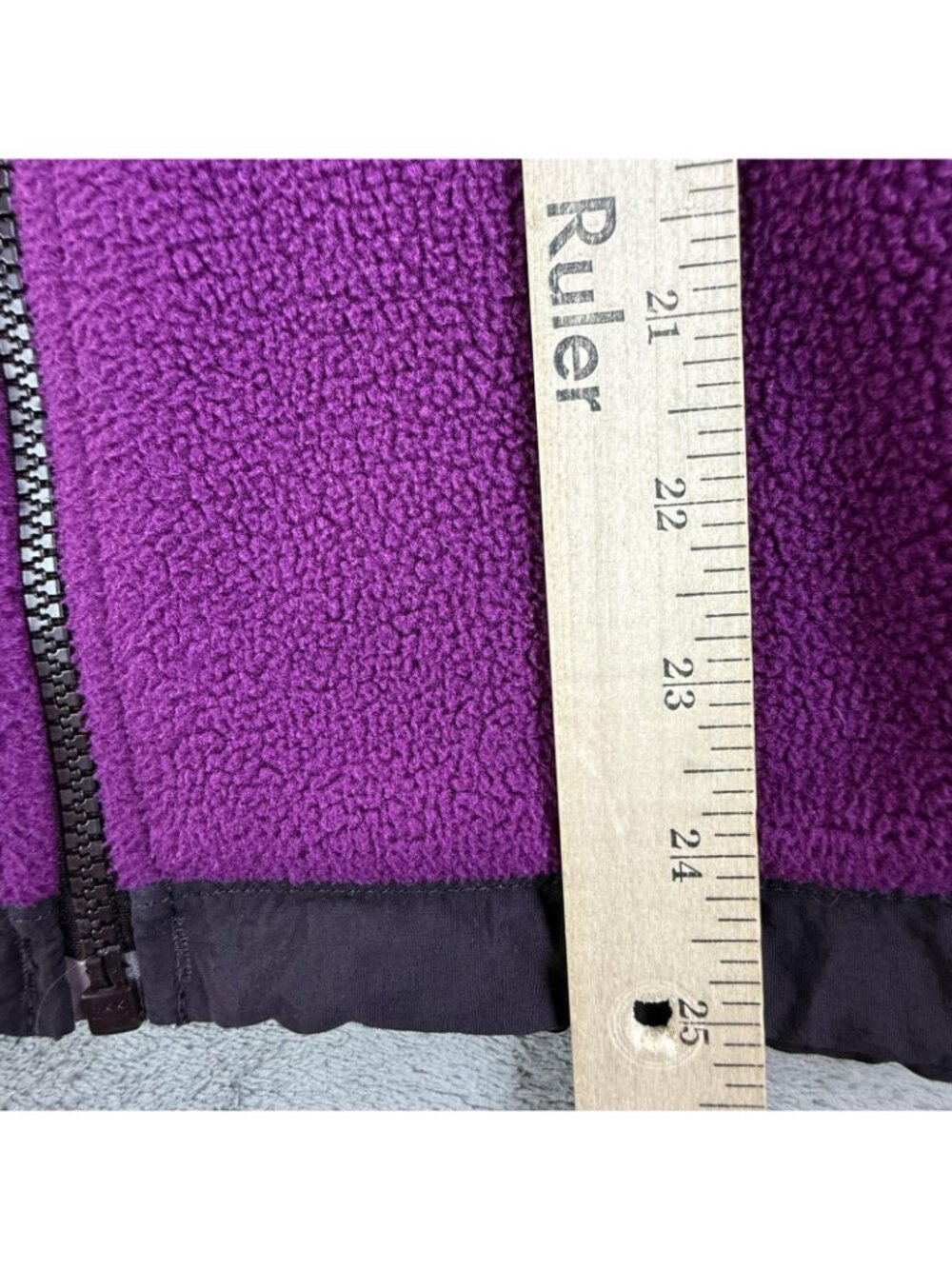 The North Face Jacket Women Small Purple Denali Polartec Fleece Full Zip Outdoor - Picture 15 of 16